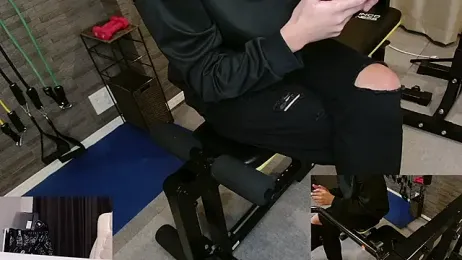 Stretch-man webcam model stream image