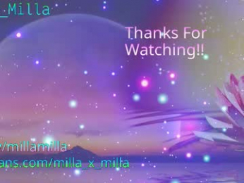 milla_milla webcam chaturbate model stream image