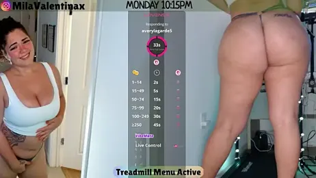 MilaValentina webcam model stream image