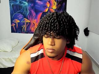 Alexj Black webcam flirt4free model stream image