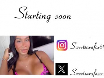 sweetsarafoxxx webcam model stream image