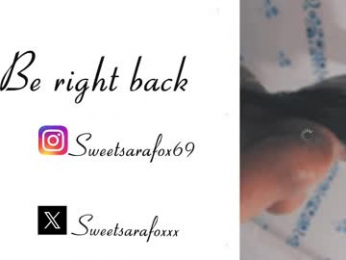 sweetsarafoxxx webcam model stream image