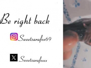 sweetsarafoxxx webcam chaturbate model stream image