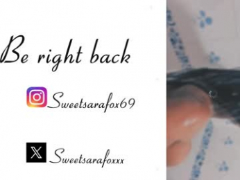 sweetsarafoxxx webcam model stream image