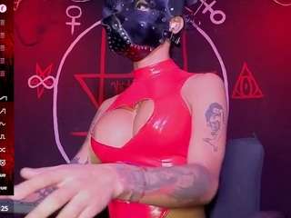 depresion-black webcam model stream image