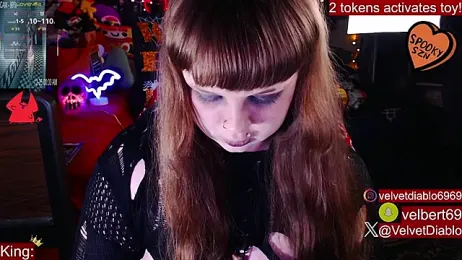 VelvetDiablo webcam model stream image