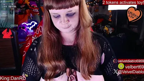 VelvetDiablo webcam model stream image