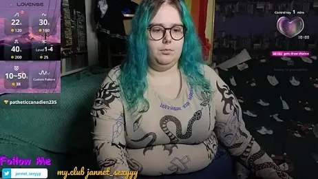 JannetPie webcam model stream image
