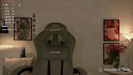 MiroslavaLime webcam model stream image