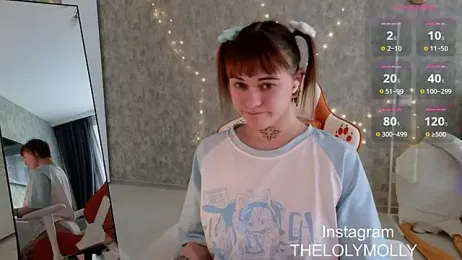 LolyMolli webcam model stream image