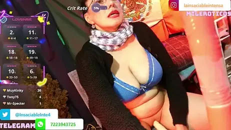 LaInsaciableIntensa webcam model stream image